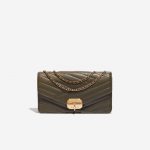 Chanel Gabrielle Flap Bag Medium Lamb Green