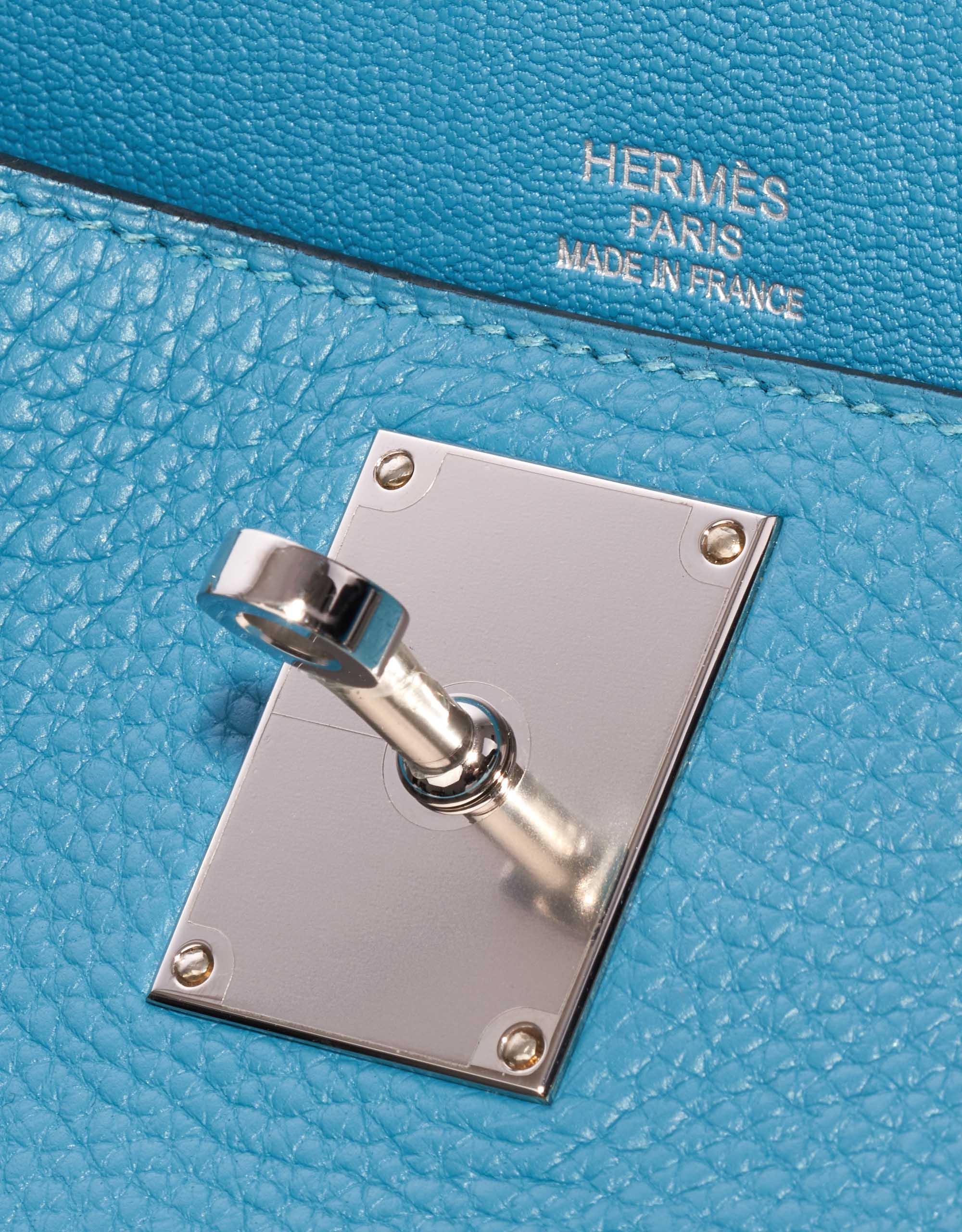 Hermes Taurillon Clemence Jypsiere Messenger Bag 34 Gold