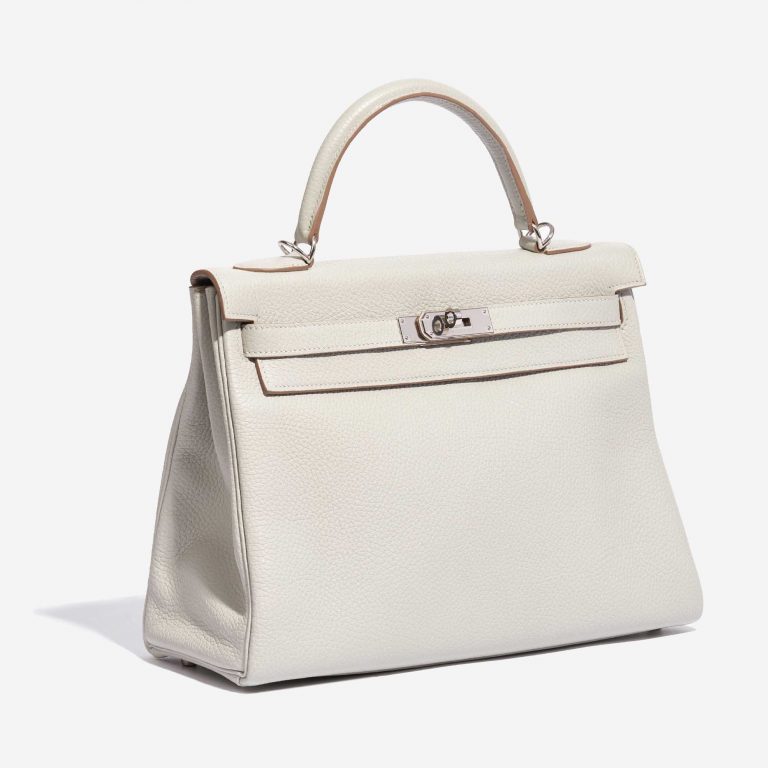 Hermès Kelly 32 Clemence Gris Perle