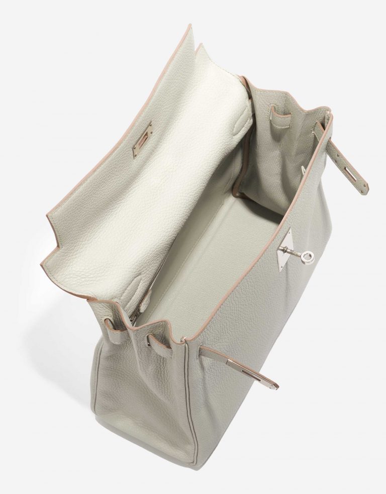 Hermès Kelly 32 Clemence Gris Perle