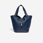 Hermès Picotin 22 Taurillon Clemence Blue Saphir