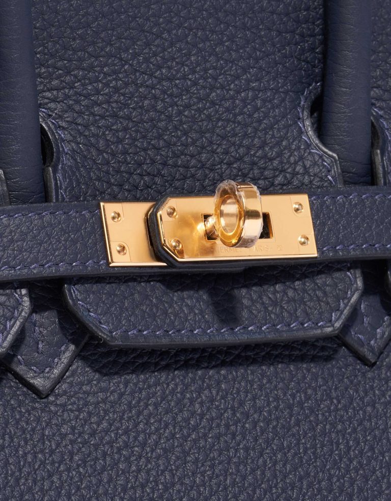 Pre-owned Hermès bag Birkin 25 Togo Blue Nuit Blue | Sell your designer bag on Saclab.com