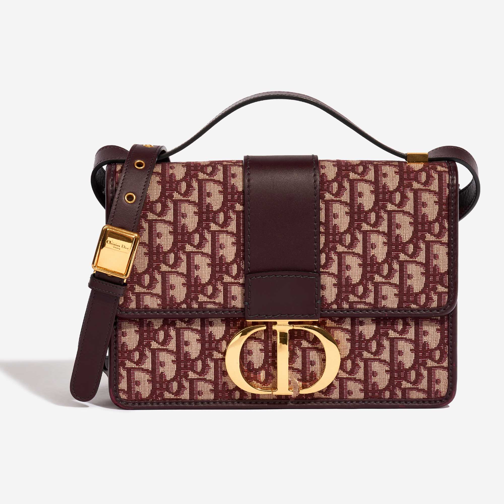 Dior 30 Montaigne Box Bag Smooth Calfskin In Red - Praise To Heaven