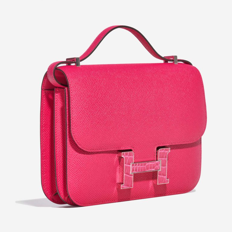 Hermès Constance 18 Epsom / Alligator Rose Mexico Touch