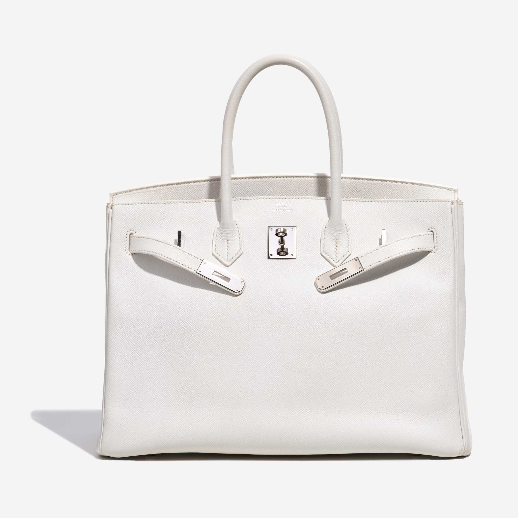 Hermès Birkin 35 Blanc Epsom Bag GHW