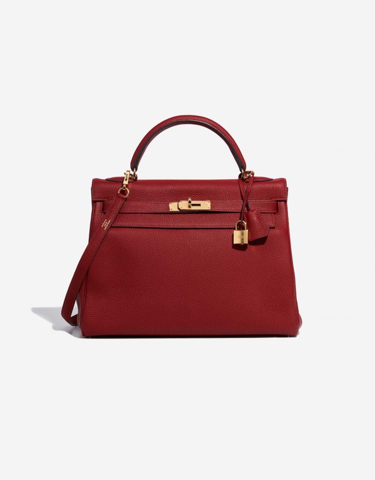 Hermès Kelly 32 Togo Rouge Grenat