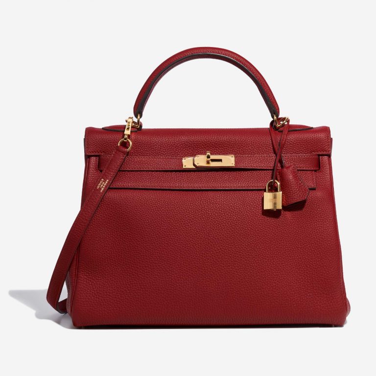 Hermès Kelly 32 Togo Rouge Grenat