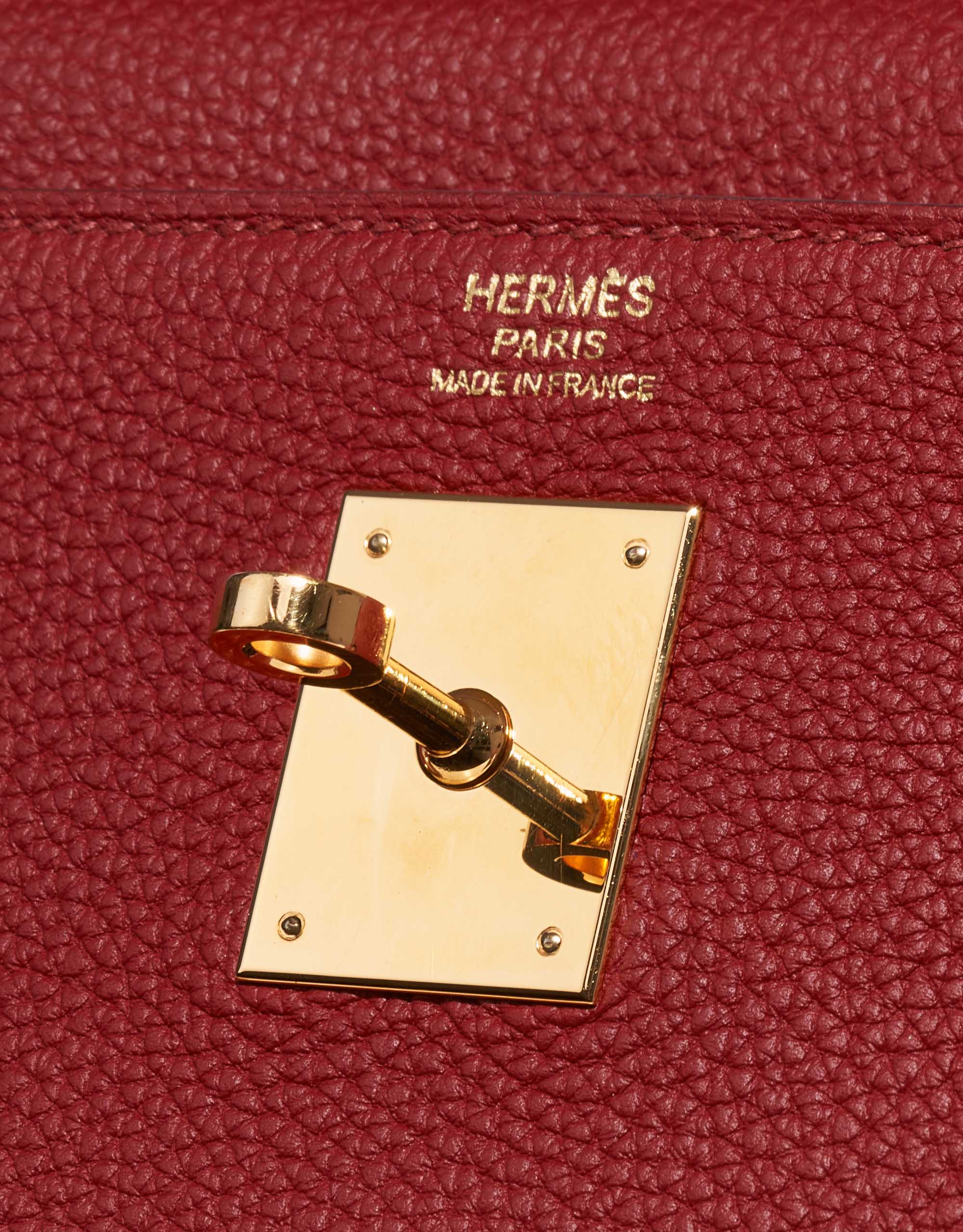 Hermès Kelly 32 Togo Rouge Grenat