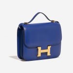 Hermès Constance 18 Tadelakt Bleu Electrique Blue Side Front | Sell your designer bag on Saclab.com