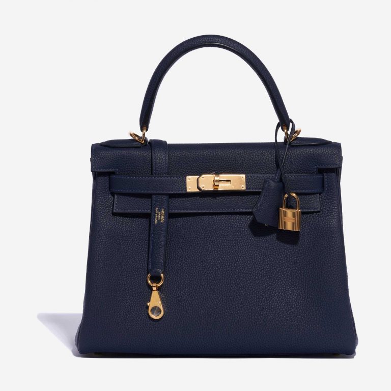 Hermès Kelly 28 Togo Blue Nuit