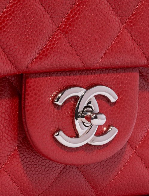 Chanel Classique Maxi Veau Grainé Rouge