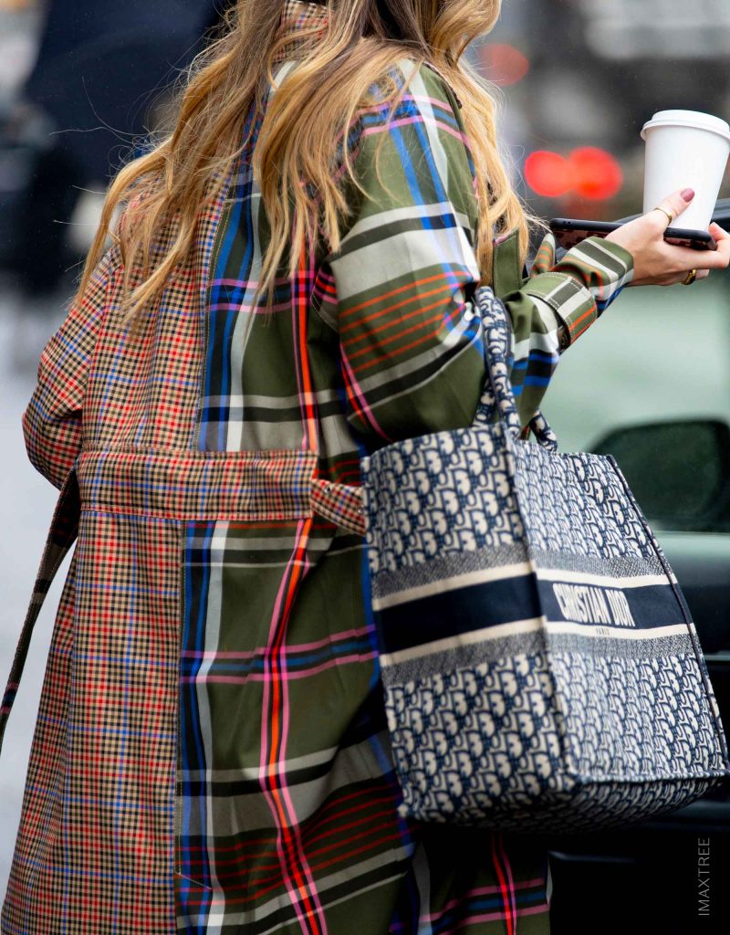 Dior Buch Tote Schrägstrich Streetstyle 