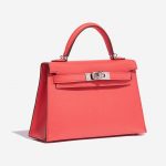 Pre-owned Hermès bag Kelly Mini Epsom Rose Texas Rose Side Front | Sell your designer bag on Saclab.com