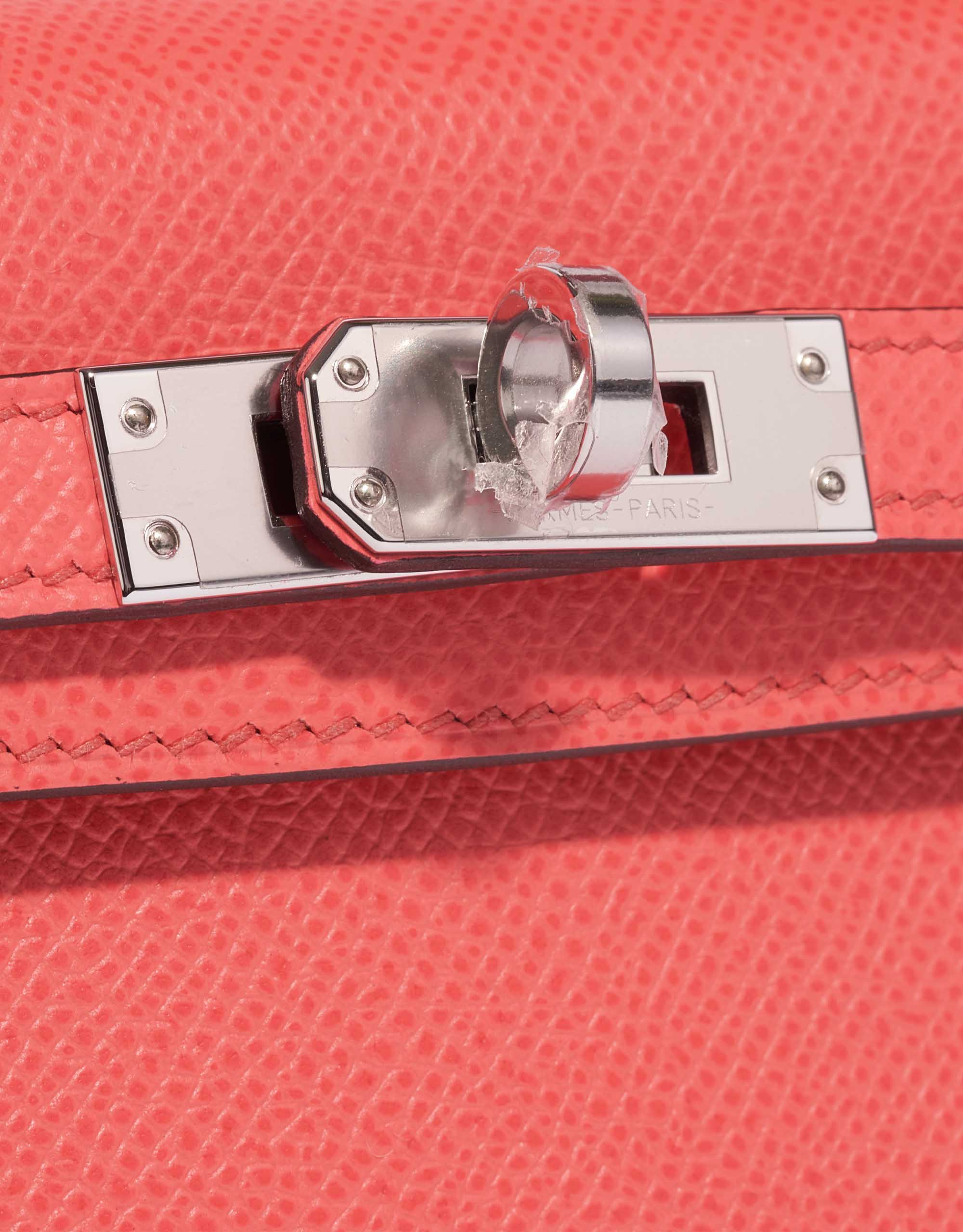 Gebrauchte Hermès Tasche Kelly Mini Epsom Rose Texas Rose Verschluss-System | Verkaufen Sie Ihre Designer-Tasche auf Saclab.com