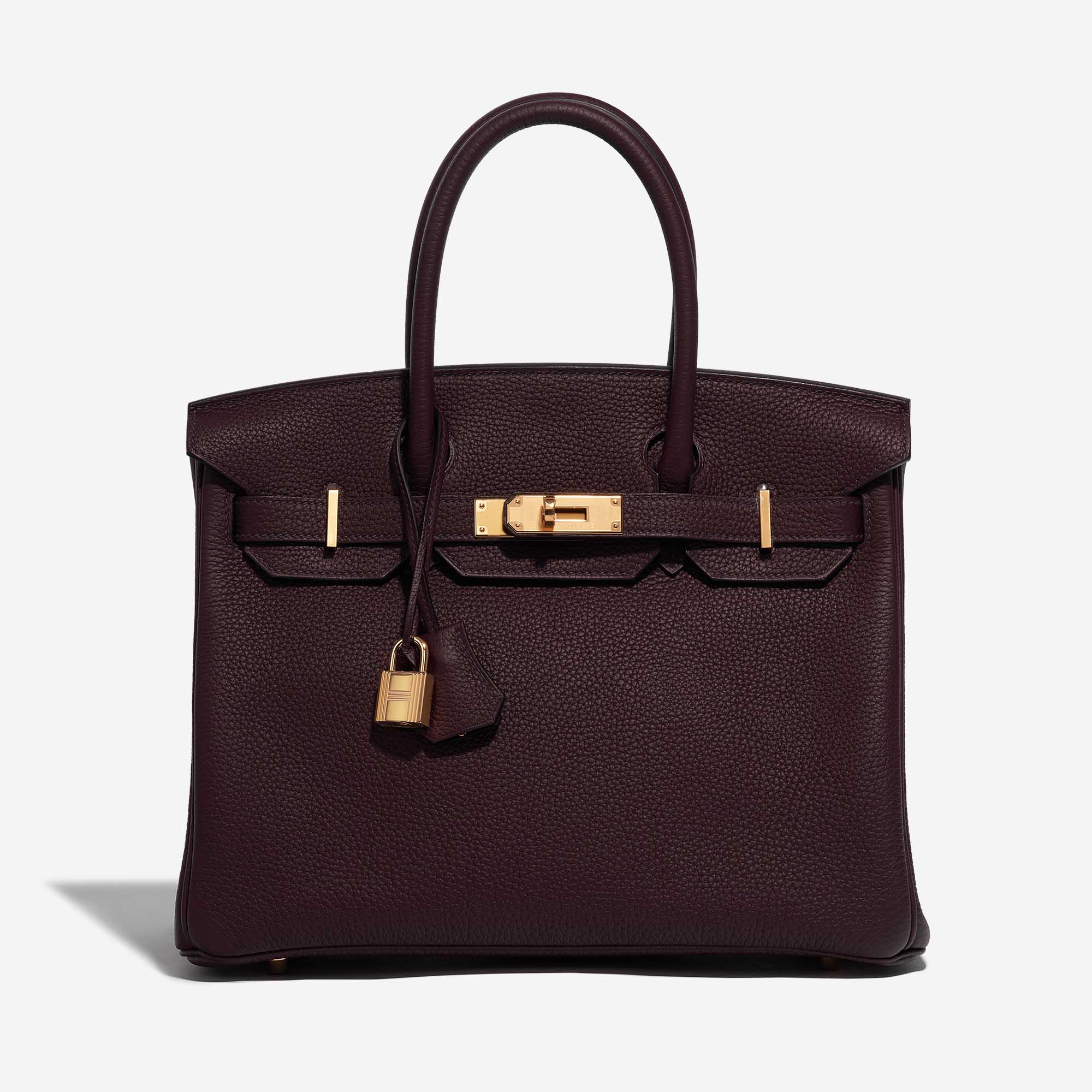 Hermes Birkin Taurillon Clemence 30 Rouge Casaque in Calfskin Leather with  Palladium - US