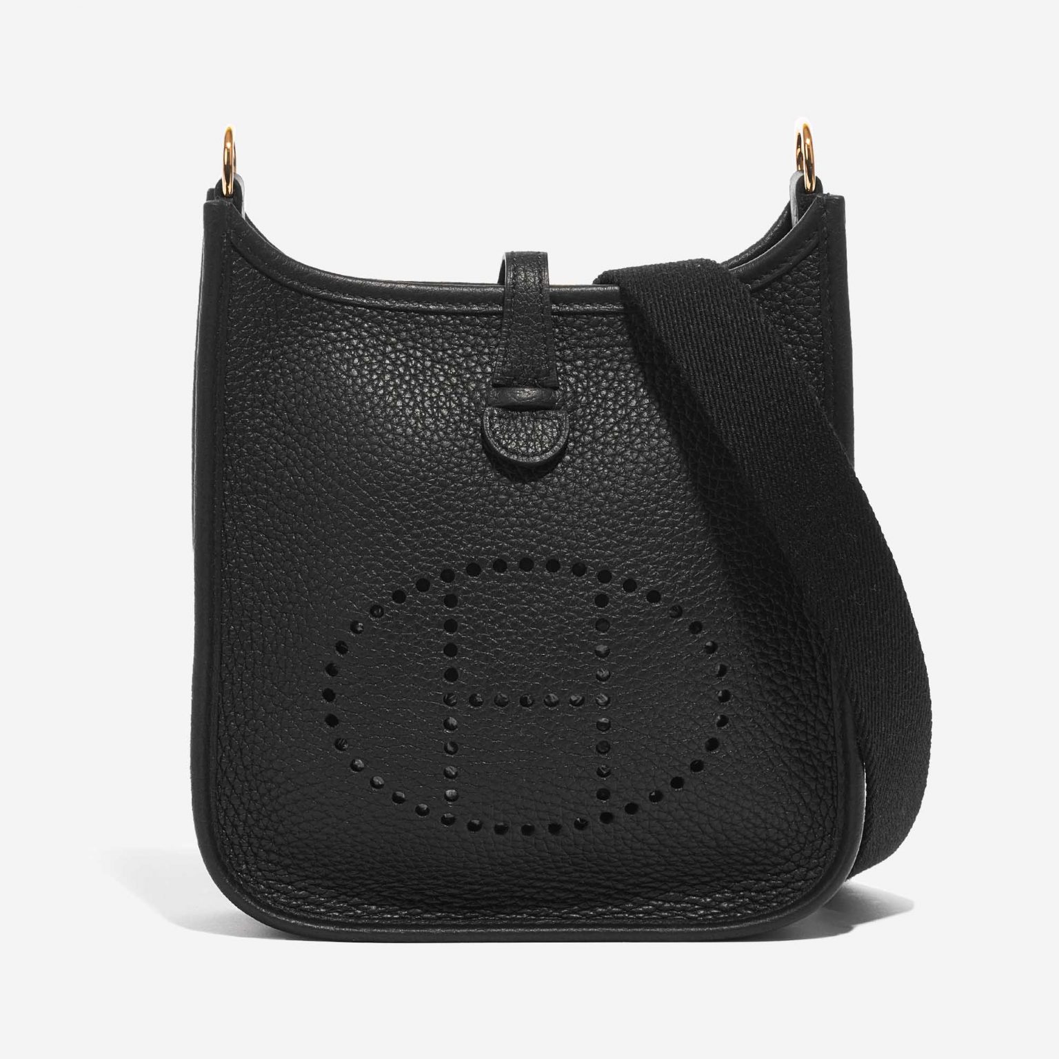 Hermès Evelyne 16 Taurillon Clemence Black SACLÀB