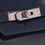 Pre-owned Hermès bag Birkin 40 Swift Blue Royale Blue Closing System | Sell your designer bag on Saclab.com
