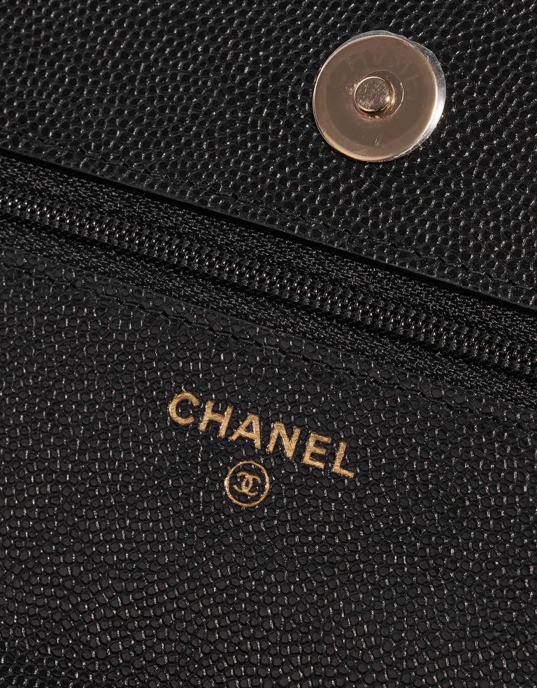 Pre-owned Chanel bag WOC Caviar Black Black Logo | Sell your designer bag on Saclab.com