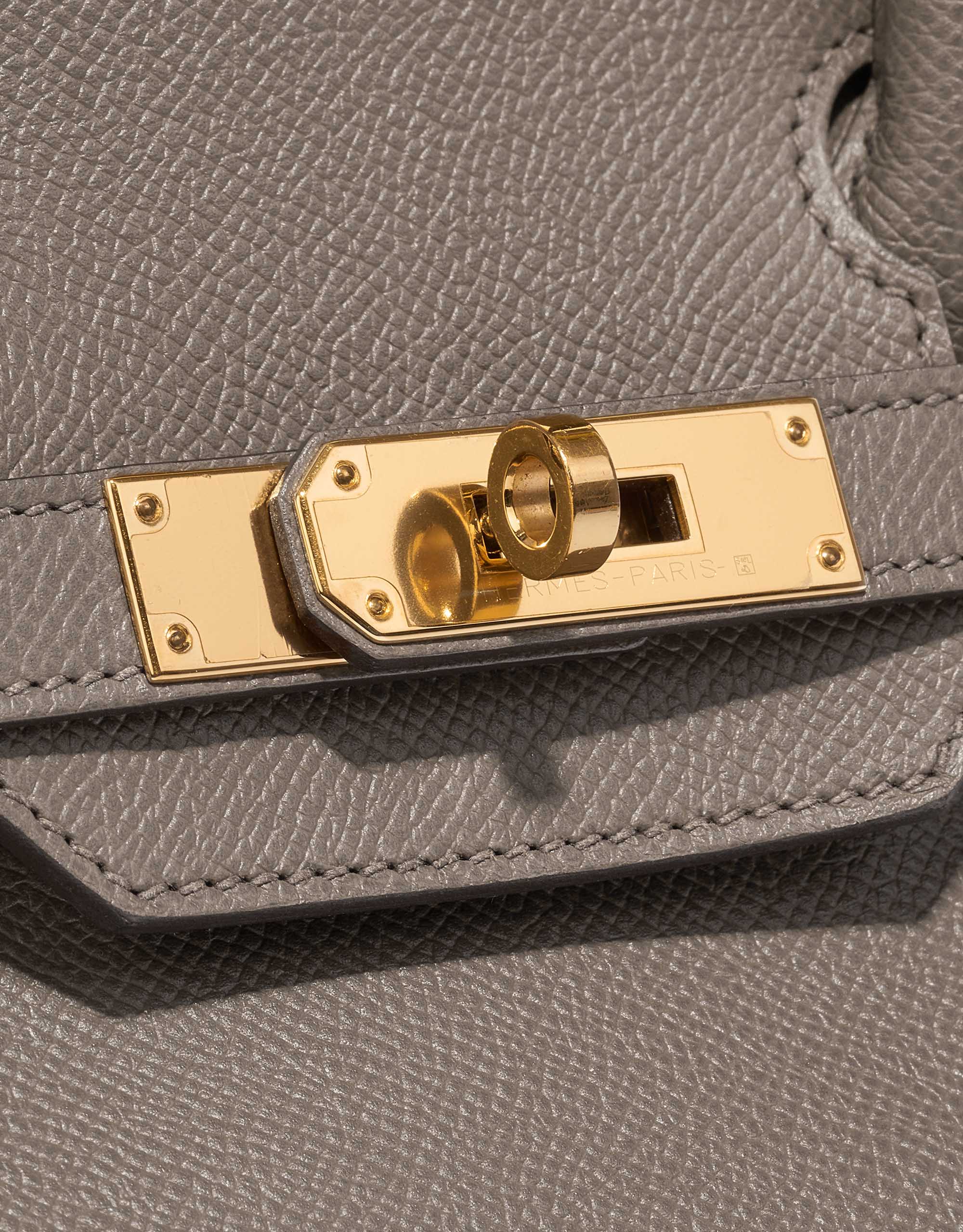 Birkin 30 Etain (Greige) Veau Epsom Leather Gold Plated Hardware A