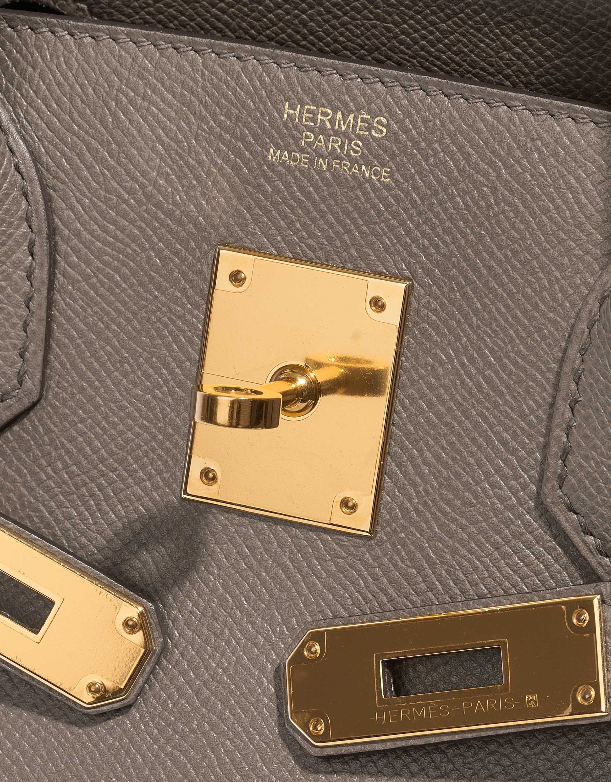 Hermès Gris Etain Epsom Birkin w/ Tags - Size 30