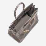 Pre-owned Hermès bag Birkin 30 Epsom Étain Brown Inside | Sell your designer bag on Saclab.com