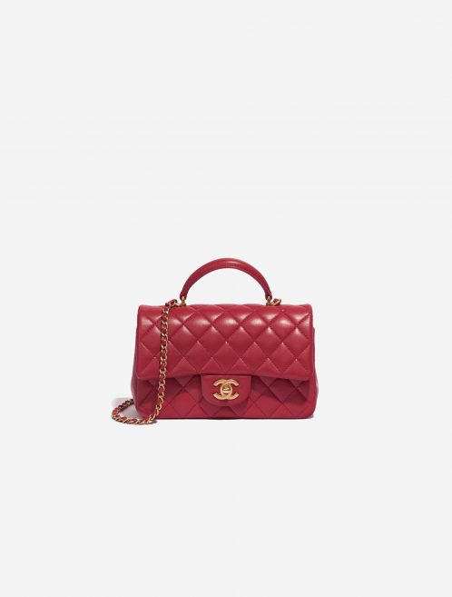 Sac Chanel d'occasion Timeless Mini Rectangular Lamb Raspberry Pink, Red, Rose Front | Vendez votre sac de créateur sur Saclab.com