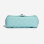 Pre-owned Chanel bag Timeless Mini Rectangular Lamb Tiffany Blue Blue, Turquoise Back | Sell your designer bag on Saclab.com