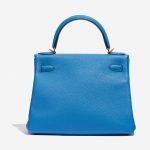 Pre-owned Hermès bag Kelly 28 Togo Blue Zanzibar Blue Back | Sell your designer bag on Saclab.com