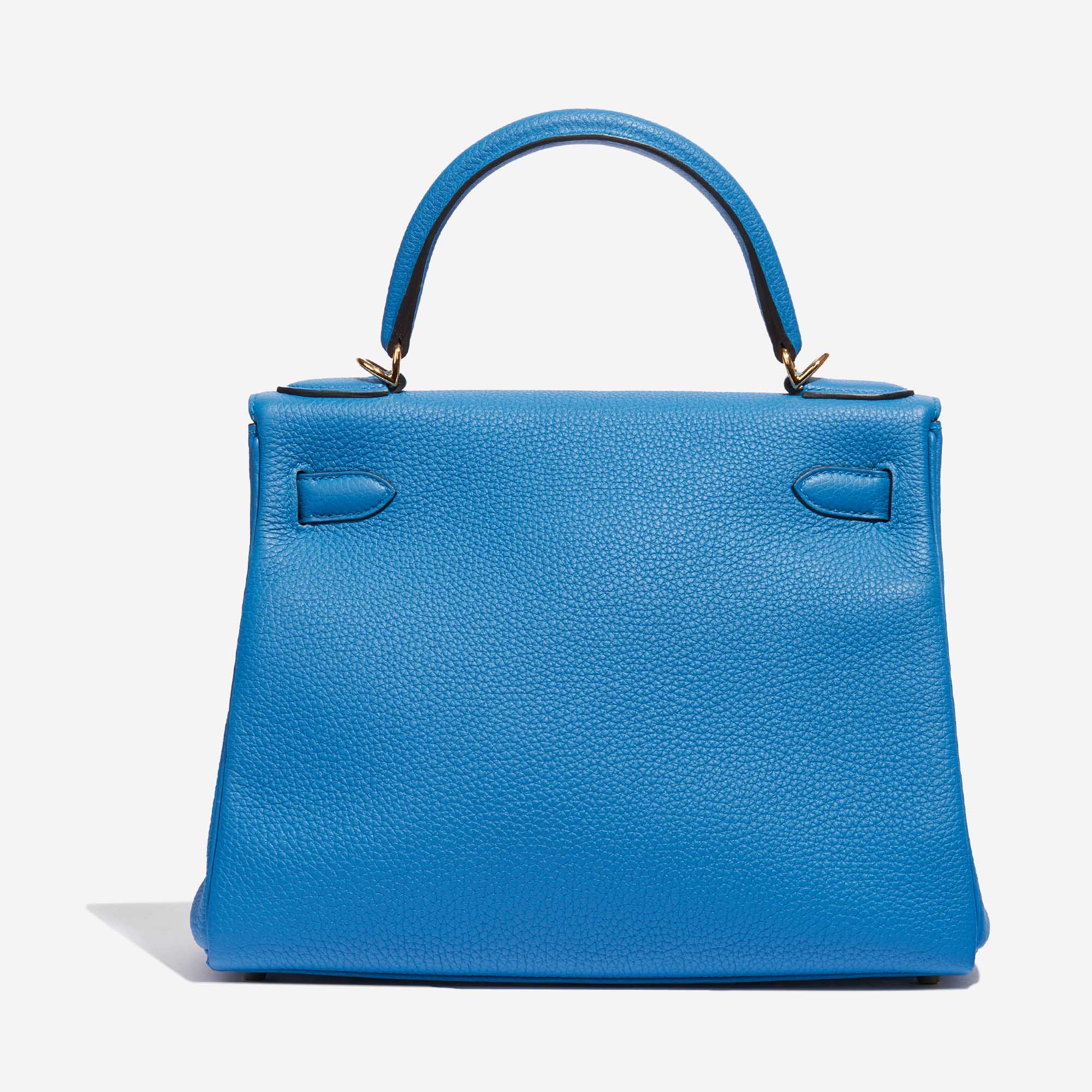 Gebrauchte Hermès Tasche Kelly 28 Togo Blau Sansibar Blau Zurück | Verkaufen Sie Ihre Designer-Tasche auf Saclab.com
