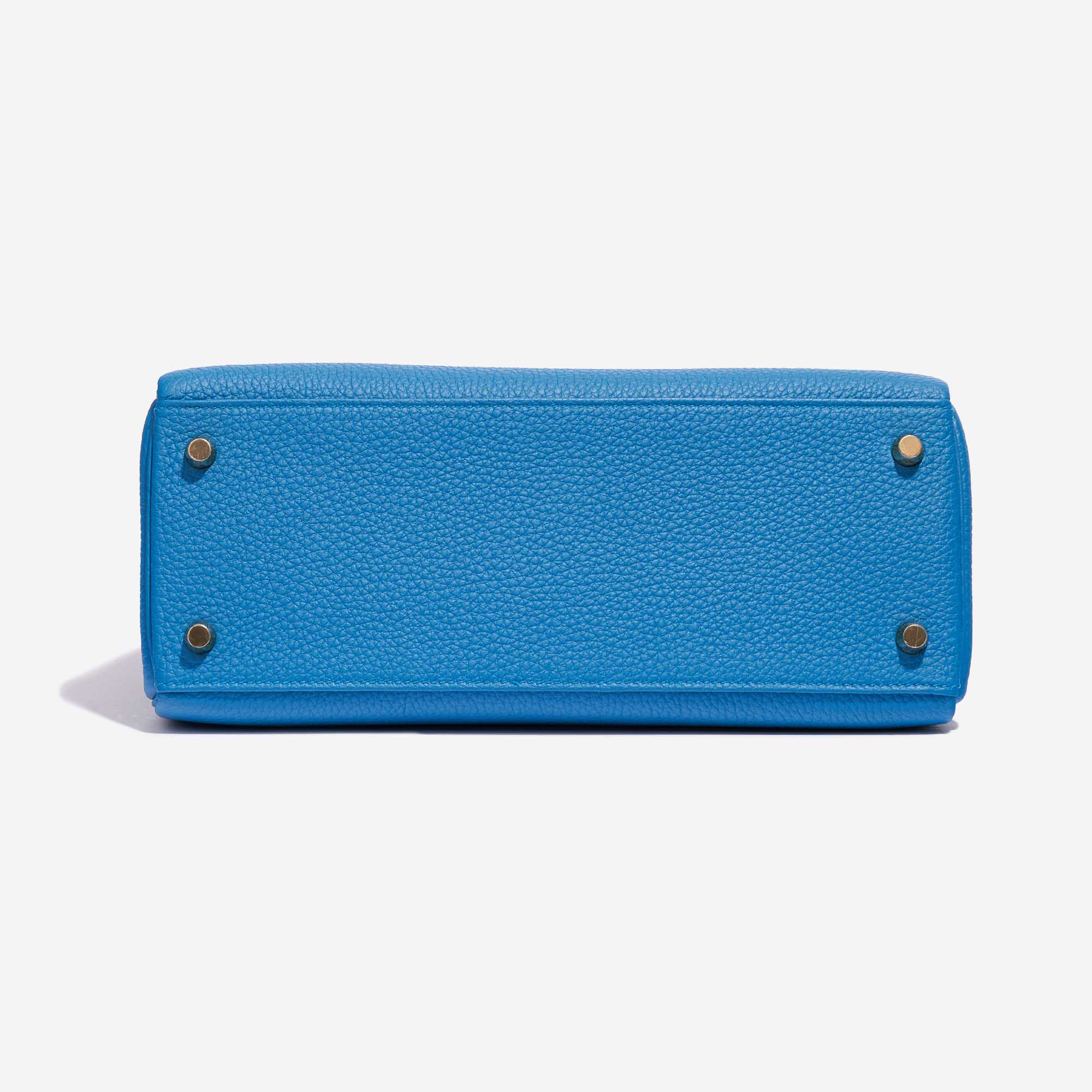 Gebrauchte Hermès Tasche Kelly 28 Togo Blue Zanzibar Blue Bottom | Verkaufen Sie Ihre Designer-Tasche auf Saclab.com