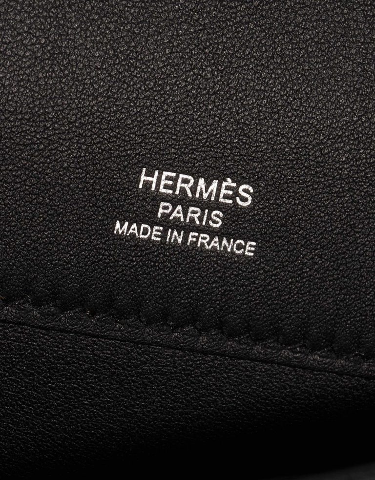 Pre-owned Hermès bag Kelly Cut Clutch Swift Black Black Logo | Sell your designer bag on Saclab.com