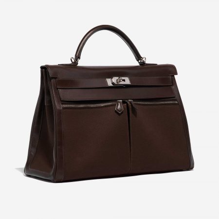 Hermès Kelly Lakis 40 Box Chocolat | SACLÀB