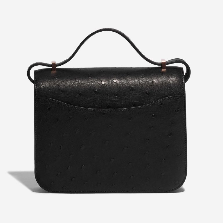 Sac Hermès d'occasion Constance 18 Autruche Noir Noir Dos | Vendez votre sac de créateur sur Saclab.com