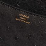 Pre-owned Hermès bag Constance 18 Ostrich Black Black Logo | Sell your designer bag on Saclab.com
