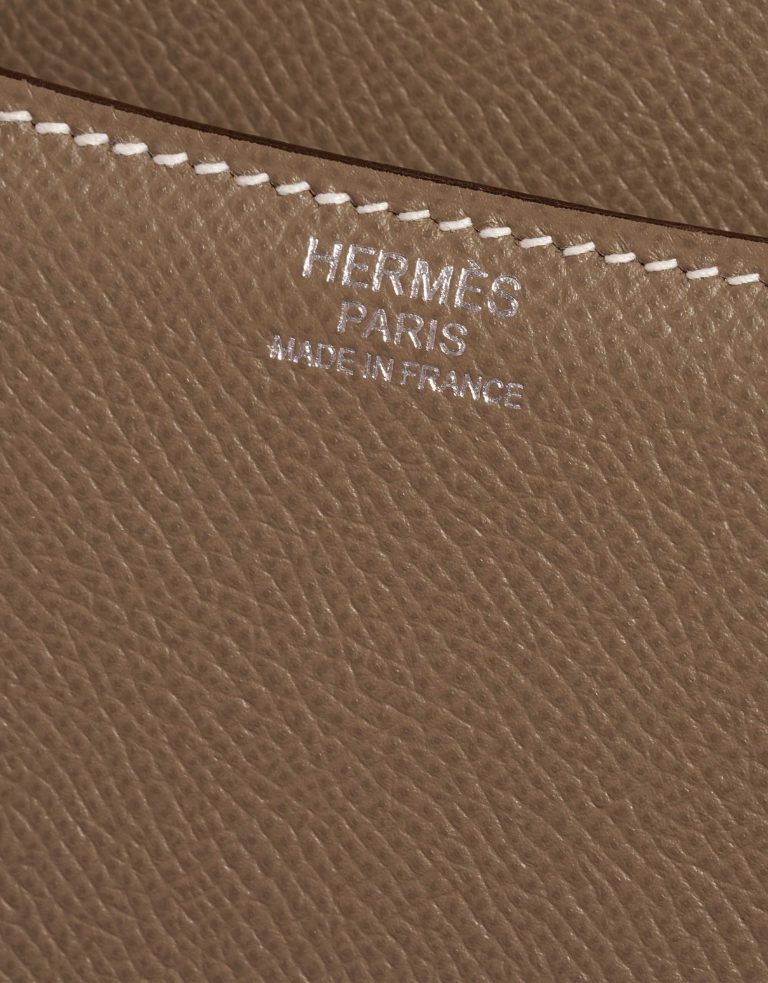 Pre-owned Hermès bag Constance 24 Epsom Etoupe Brown Logo | Sell your designer bag on Saclab.com