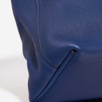 Pre-owned Hermès bag 24/24 35 Clemence / Swift Deep Blue Blue Detail | Sell your designer bag on Saclab.com