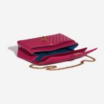 Pre-owned Chanel bag 2.55 Reissue 226 Calf Pink / Blue Blue, Dark blue, Pink Inside | Sell your designer bag on Saclab.com
