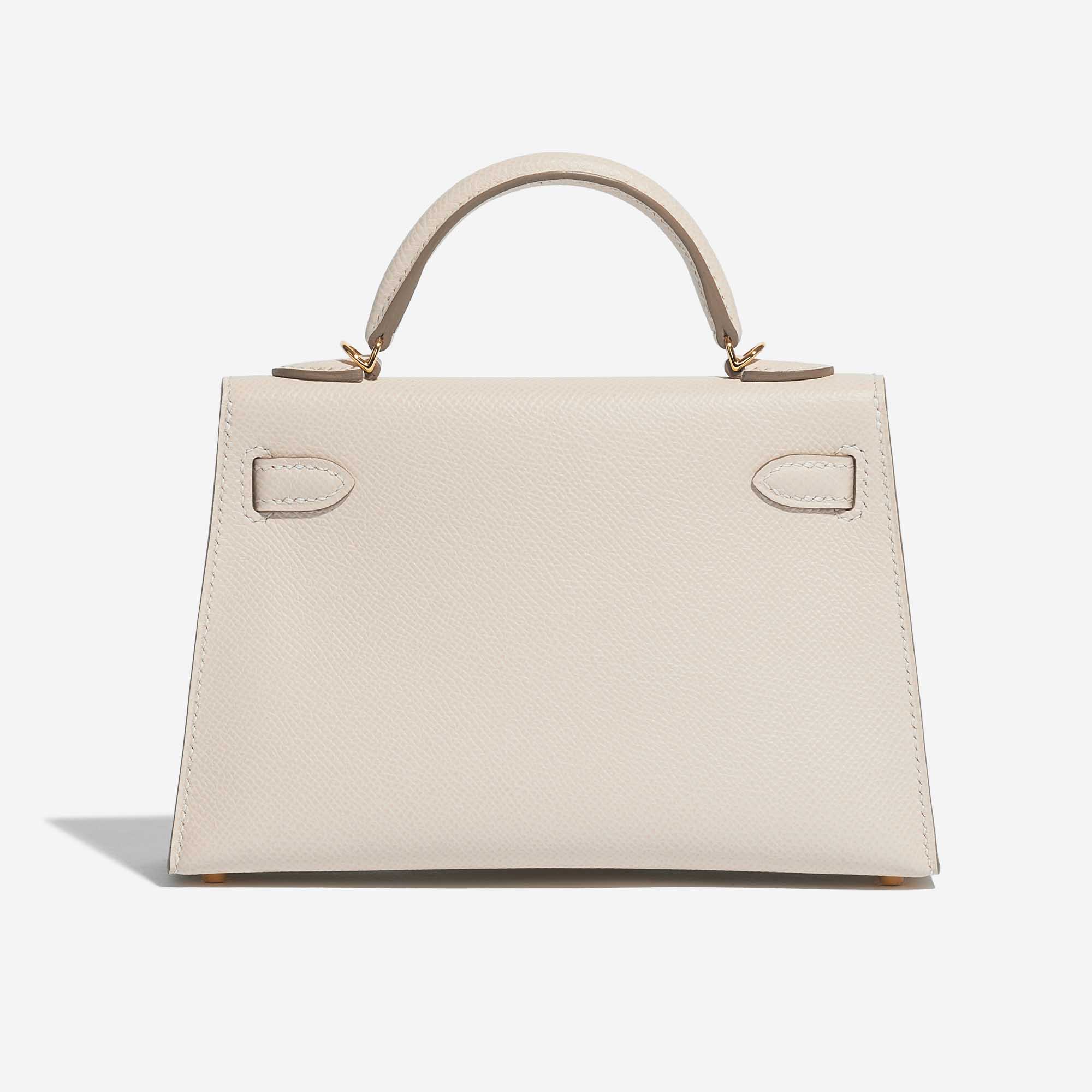 Pre-owned Hermès Tasche Kelly Mini Epsom Craie White Back | Verkaufen Sie Ihre Designer-Tasche auf Saclab.com