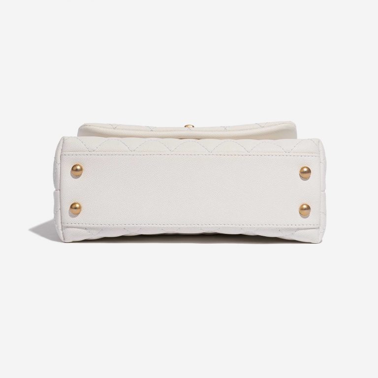 Pre-owned Chanel Tasche Top Handle Small Caviar-Leder Rose White Bottom | Verkaufen Sie Ihre Designer-Tasche auf Saclab.com