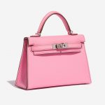 Pre-owned Hermès bag Kelly Mini Epsom 5P Bubblegum Pink, Rose Side Front | Sell your designer bag on Saclab.com