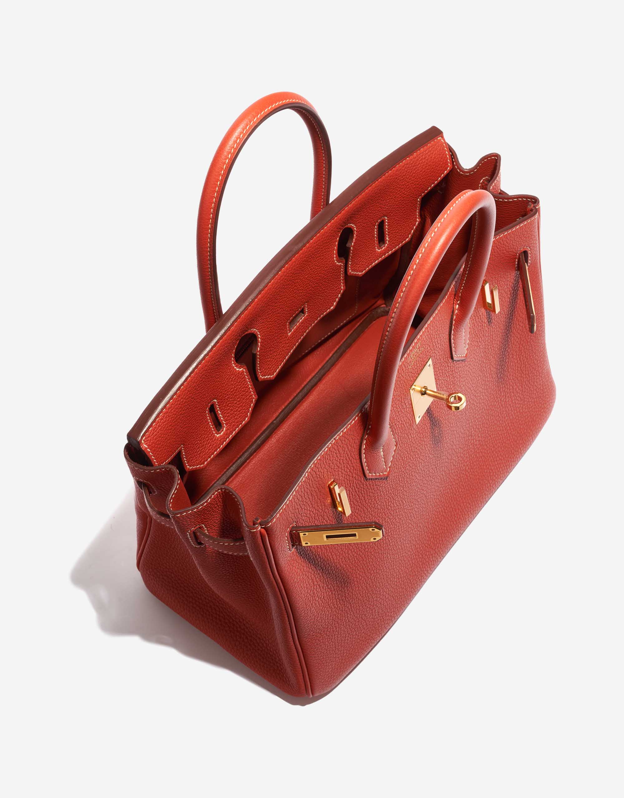 Hermes Birkin 30 Rouge Sellier Togo GHW, Luxury, Bags & Wallets on