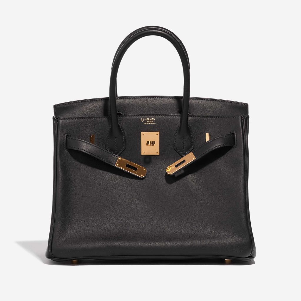 Hermès Birkin 30 HSS Swift Black / Magnolia | SACLÀB