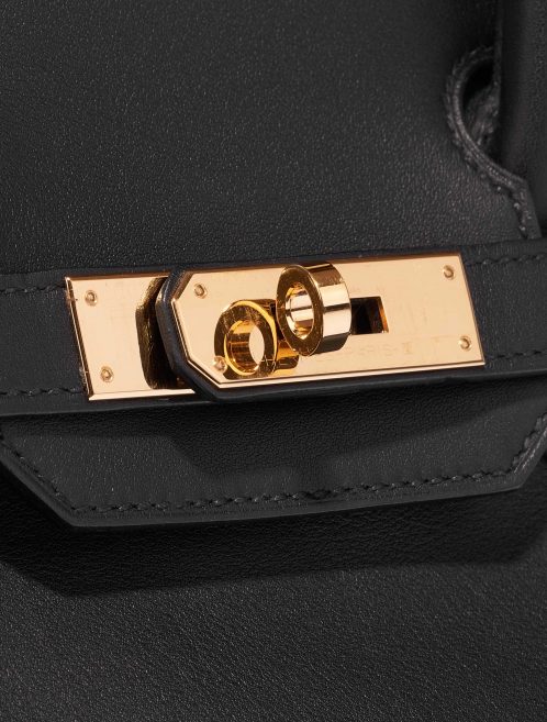 Pre-owned Hermès bag Birkin 30 HSS Swift Black / Magnolia Black, Pink, Violet Closing System | Sell your designer bag on Saclab.com