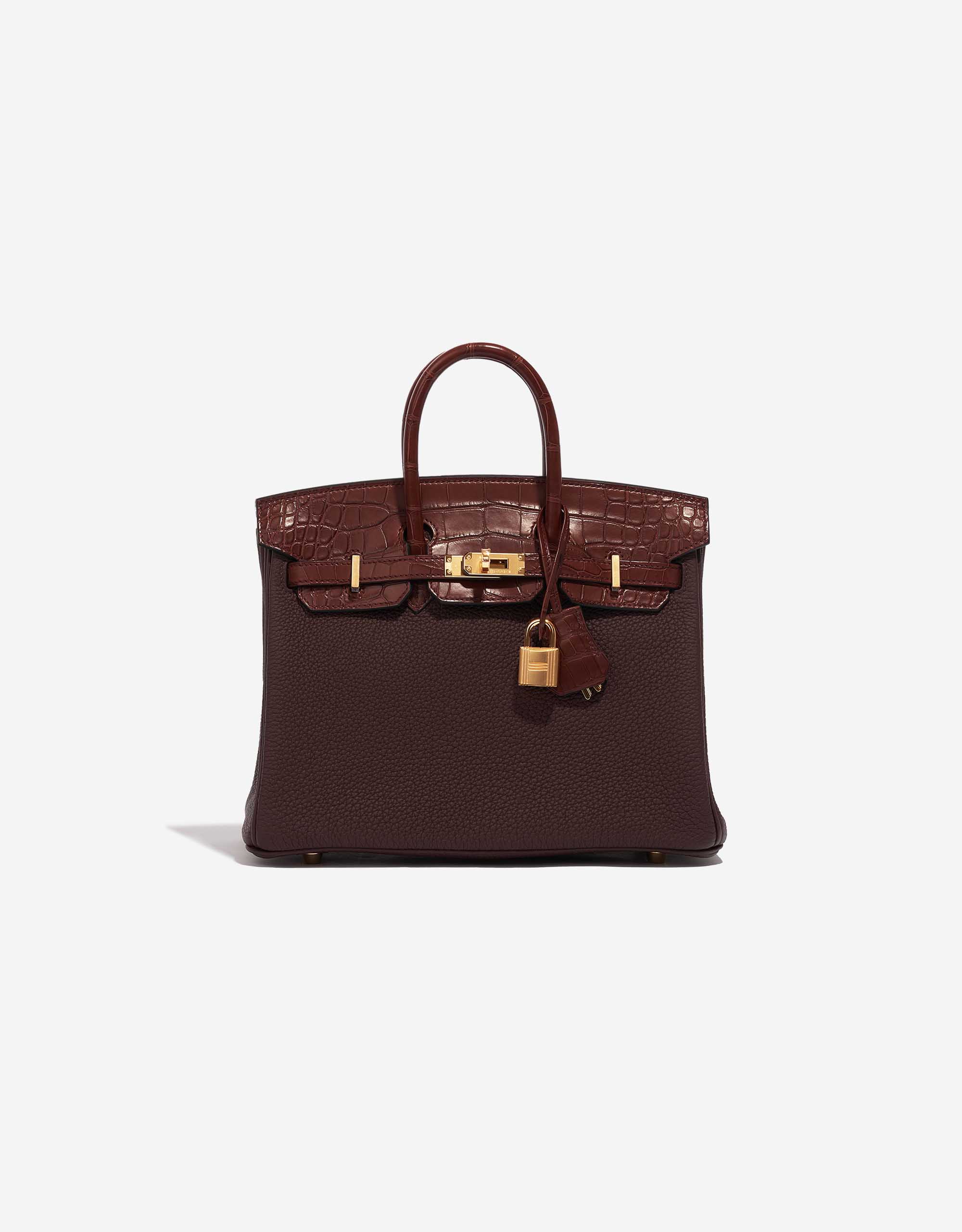 Hermès Birkin 25 Touch In Rouge Sellier Togo And Bourgogne Matte