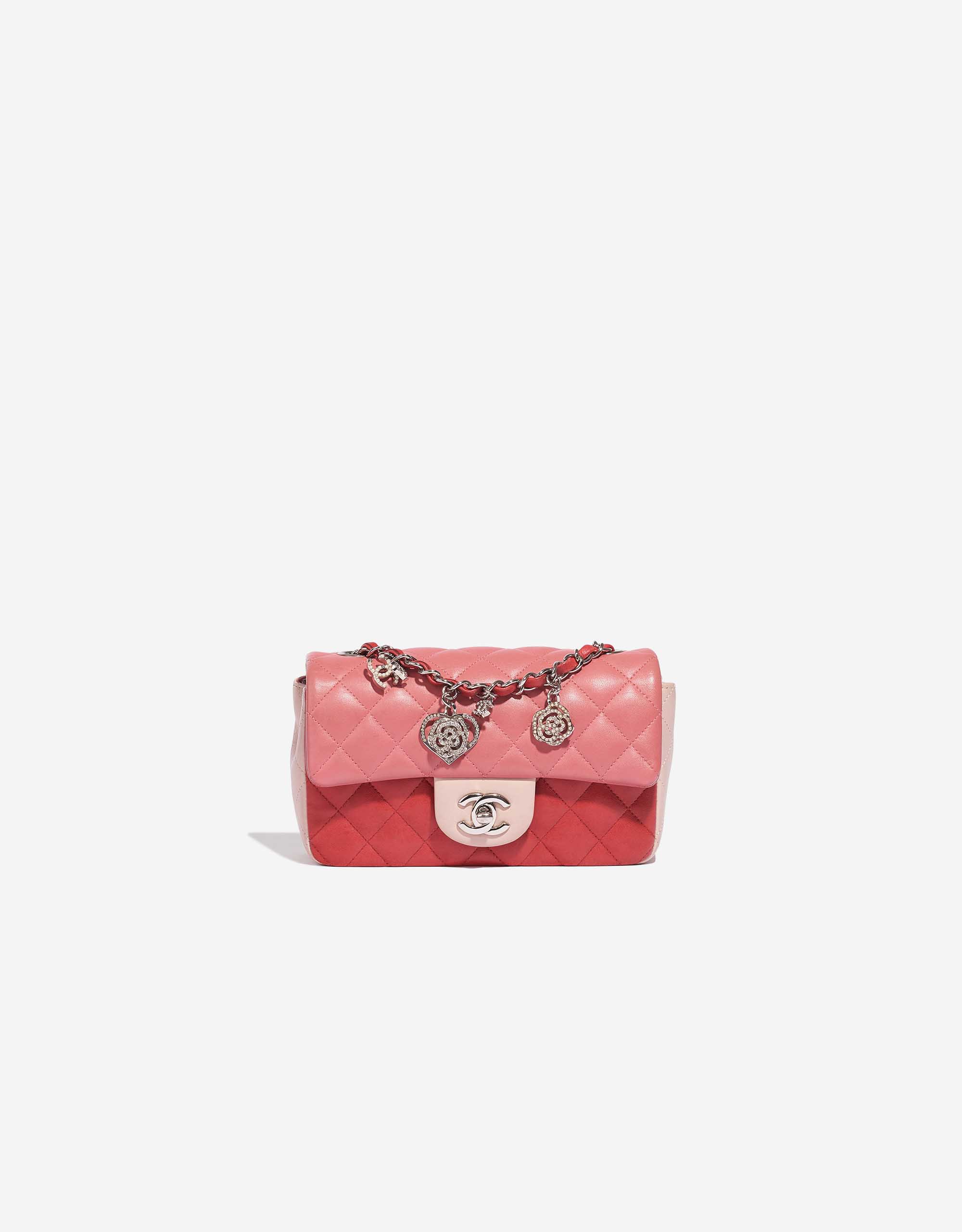 Chanel Timeless Mini Rectangular Lamb Pink / Red / Light Pink | SACLÀB