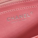 Pre-owned Chanel bag Timeless Mini Rectangular Lamb Pink / Red / Light Pink Pink, Rose Logo | Sell your designer bag on Saclab.com