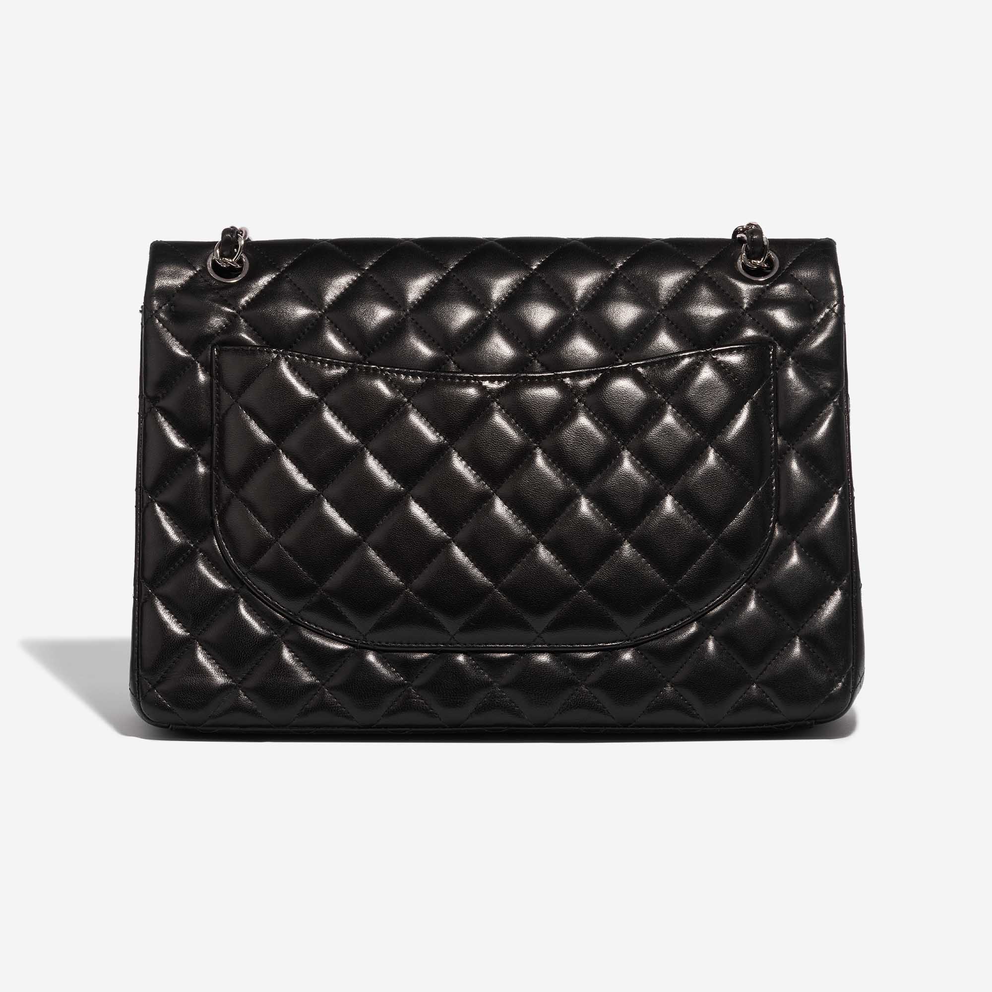 Gebrauchte Chanel Tasche Timeless Maxi Lammleder Black Black Back | Verkaufen Sie Ihre Designer-Tasche auf Saclab.com