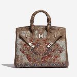 Pre-owned Hermès bag Birkin 35 Togo / Embroidery customised by Jay Ahr Brown, Multicolour Front Open | Sell your designer bag on Saclab.com
