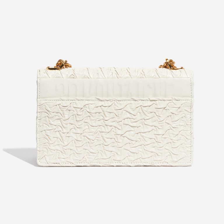 Pre-owned Dior bag 30 Montaigne Calf Ecru White Back | Sell your designer bag on Saclab.com