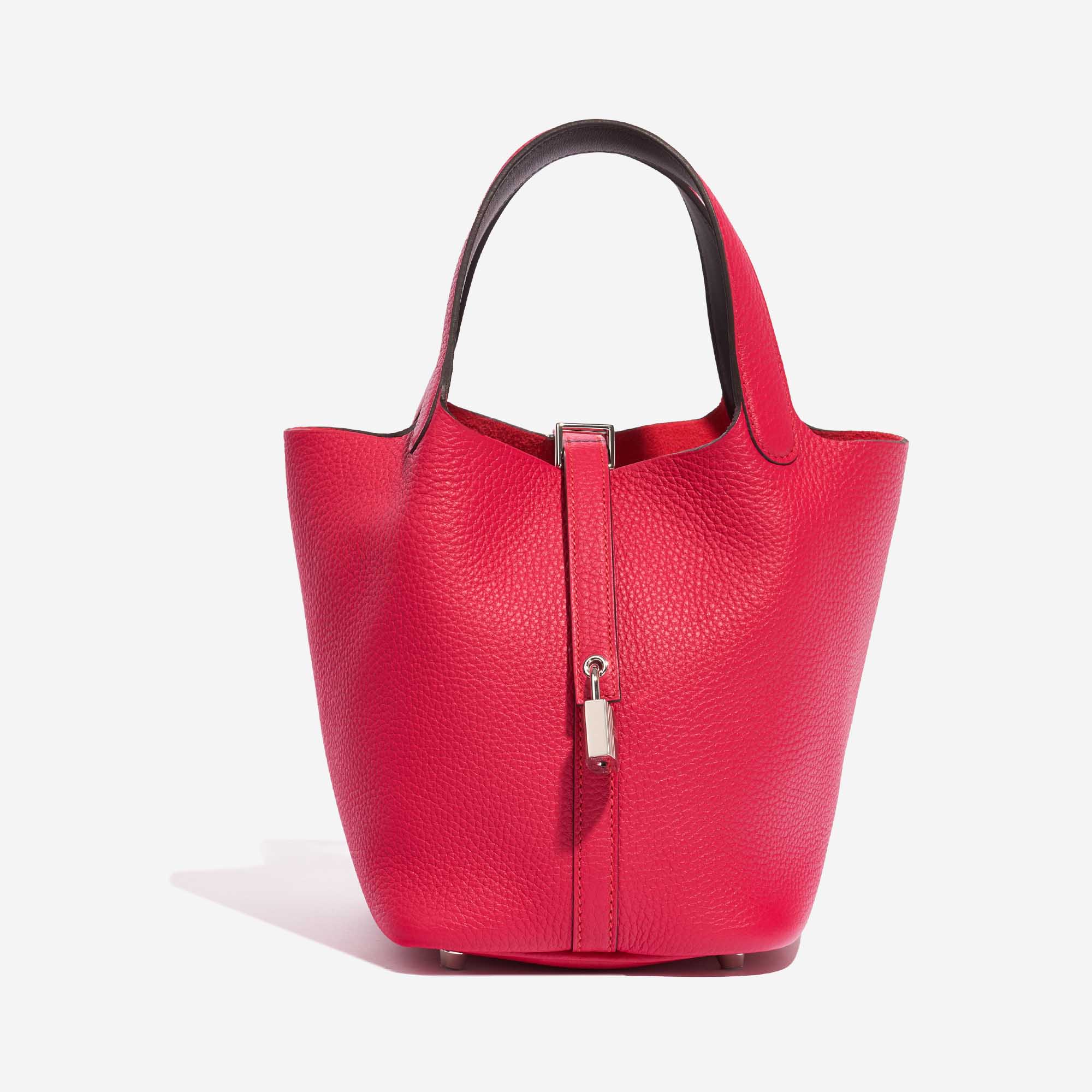 16  Rouge Sellier Picotin Lock 18 Touch Bag-Hermes